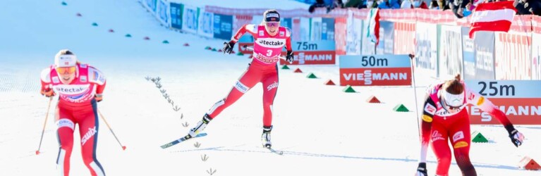 Knapp setzte sich Lisa Hirner gegen die Norwegerinnen durch.