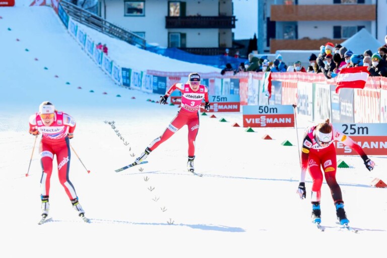 Knapp setzte sich Lisa Hirner gegen die Norwegerinnen durch.