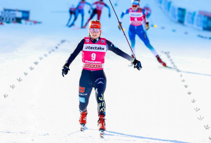 Cindy Haasch war beste Deutsche im Wettkampf.