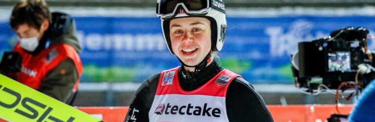 Mari Leinan Lund konnte trotz Sturz im Probedurchgang lachen.