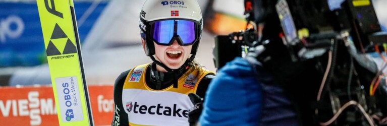 Freude über die erneute Führung: Gyda Westvold Hansen.