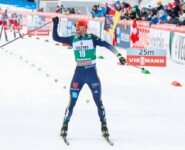 Johannes Rydzek jubelte über seinen dritten Platz mehr als der Sieger.