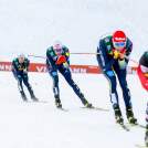 Schneller Zug an der Spitze: (l-r), Kristjan Ilves (EST), Manuel Faisst (GER), Vinzenz Geiger (GER), Terence Weber (GER), Johannes Lamparter (AUT).