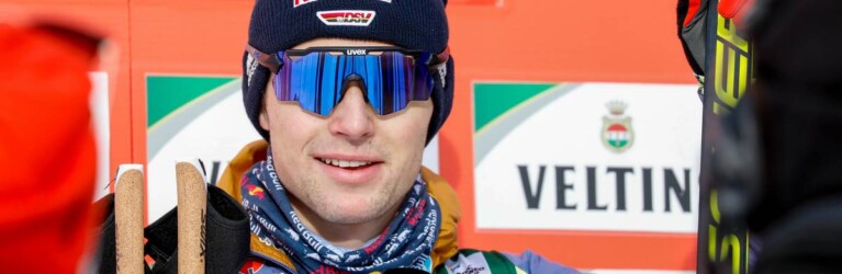 Vinzenz Geiger beim Siegerinterview