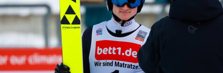 Christian Frank bestreitet seinen ersten Weltcup.