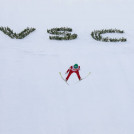 Eero Hirvonen bei seinem Sprung in Klingenthal im Januar 2022