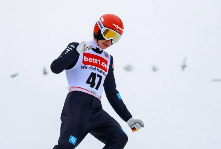 Eric Frenzel war nach dem Springen in Schlagdistanz.