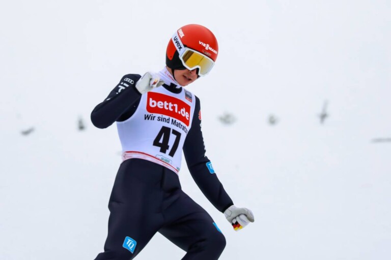 Eric Frenzel war nach dem Springen in Schlagdistanz.