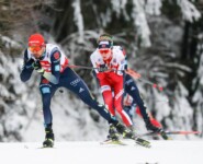 Johannes Rydzek hatte erneut die schnellste Laufzeit.