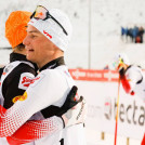 Geteilte Freude ist doppelte Freude bei Johannes Lamparter und Franz-Josef Rehrl.