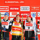 Das Podium: (l-r), Kristjan Ilves (EST), Johannes Lamparter (AUT), Franz-Josef Rehrl (AUT)