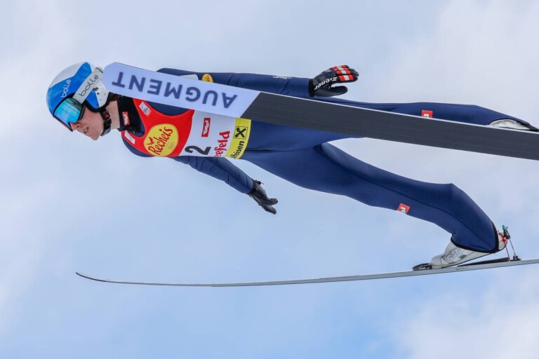 Thomas Rettenegger war einer von nur sechs Athleten, die heute springen konnten. Und das auch nur im Probedurchgang.