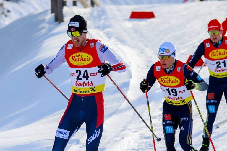 Joergen Graabak fand das Rennen offenbar anstrengend.