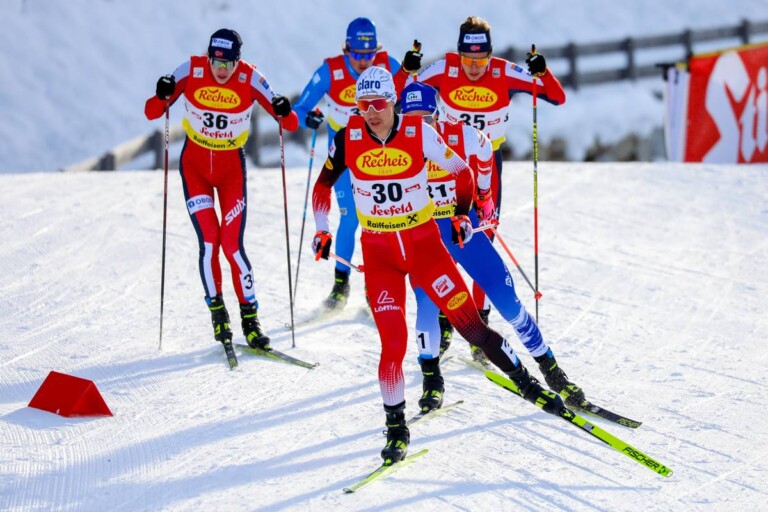 Mario Seidl konnte mit seinem Sprungergebnis nichts ausrichten.
