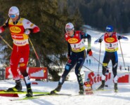 Johannes Lamparter (AUT), Vinzenz Geiger (GER), Kristjan Ilves (EST), (l-r)