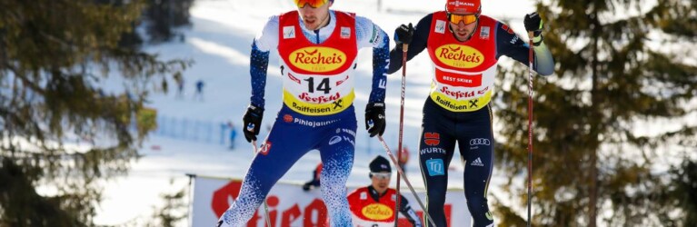 Ilkka Herola lief mit Johannes Rydzek nach vorn.