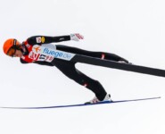 FRanz-Josef Rehrl mit dem weitesten Sprung des Tages.