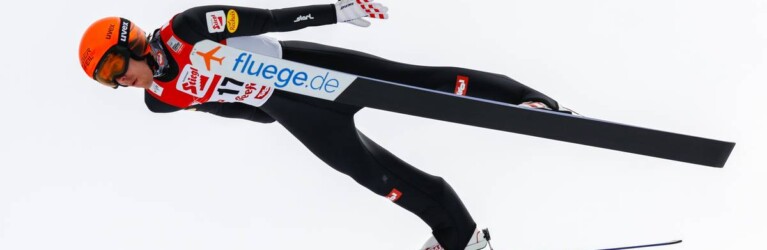 FRanz-Josef Rehrl mit dem weitesten Sprung des Tages.