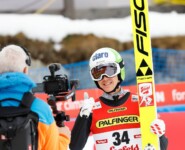 Mario Seidl freute sich über seinen Sprung.