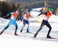 Fabian Rießle hatte nach einem schwachen Sprung keine Chance.