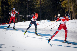 Auch der "König von Seefeld" Eric Frenzel konnte am Sonntag nicht viel ausrichten.