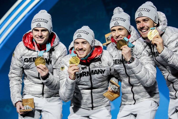 So wollen sie gerne wieder jubeln: Fabian Rießle (2.v.l.) hat die Quali dieses Jahr allerdings nicht geschafft.