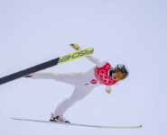 Jiawen Zhao durfte bei der Eröffnungsfeier das Olympische Feuer entzünden.
