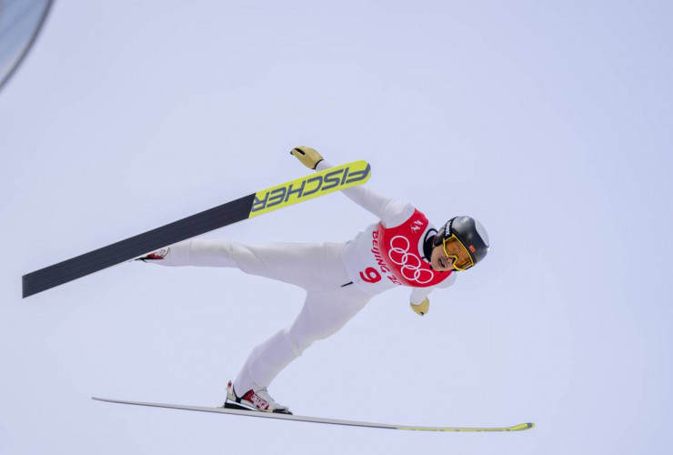 Jiawen Zhao durfte bei der Eröffnungsfeier das Olympische Feuer entzünden.