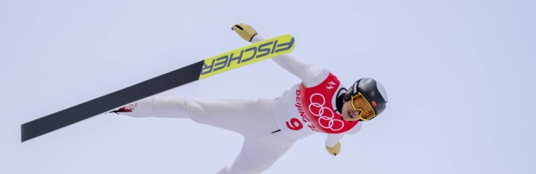 Jiawen Zhao durfte bei der Eröffnungsfeier das Olympische Feuer entzünden.