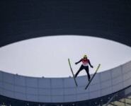 Der Sprung war nichts: Vinzenz Geiger springt nur auf Zwischenrang 11.