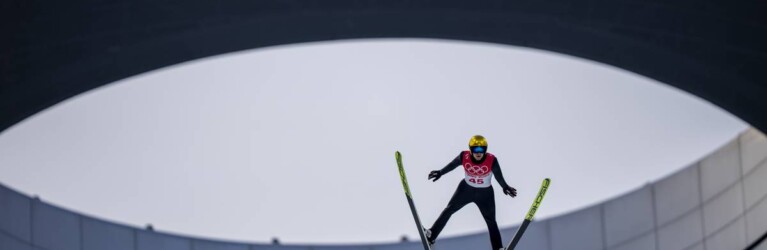 Der Sprung war nichts: Vinzenz Geiger springt nur auf Zwischenrang 11.