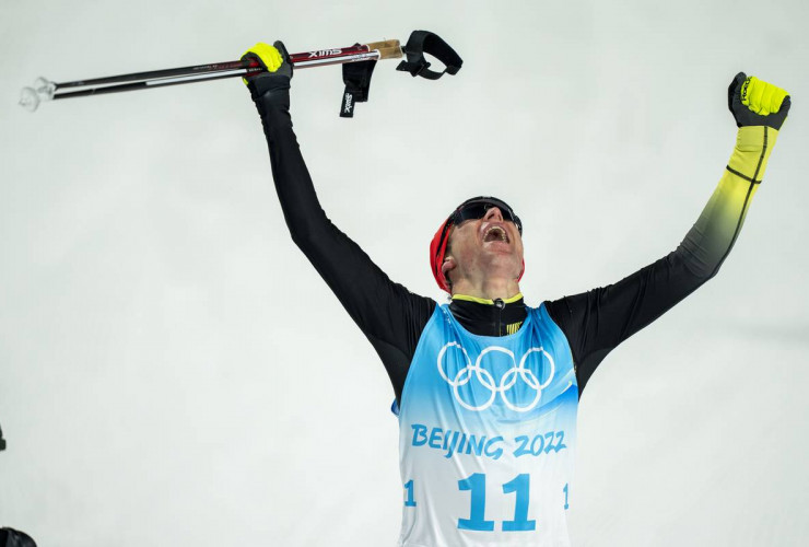 Vinzenz Geiger am Ziel seiner Träume: Olympiasieger!