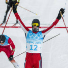 Joergen Graabak gewann nach Silber von der Normalschanze nun Gold von der Großschanze.