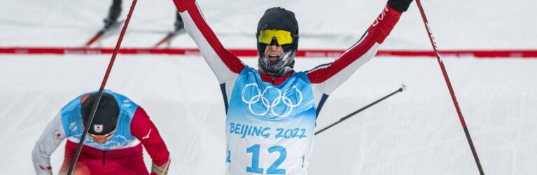 Joergen Graabak gewann nach Silber von der Normalschanze nun Gold von der Großschanze.