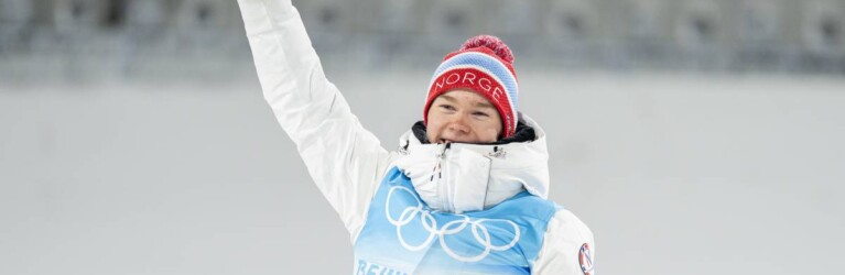Strahlender Zweiter: Jens Oftebro folgte Graabak bis ins Ziel.