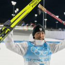 Akito Watabe gewann bei seinen dritten Olympischen Spielen in Folge die dritte Medaille.