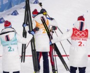 Freude bei Norwegen über den Olympiasieg