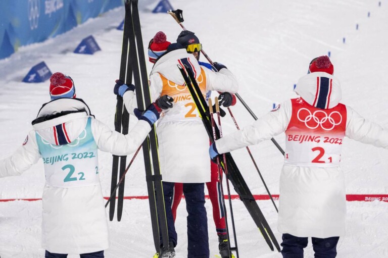 Freude bei Norwegen über den Olympiasieg