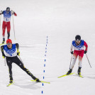 Vinzenz Geiger lässt im Zielsprint erneut alle stehen.