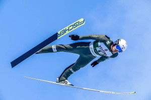 Espen Andersen zeigte den weitesten Sprung des Tages.