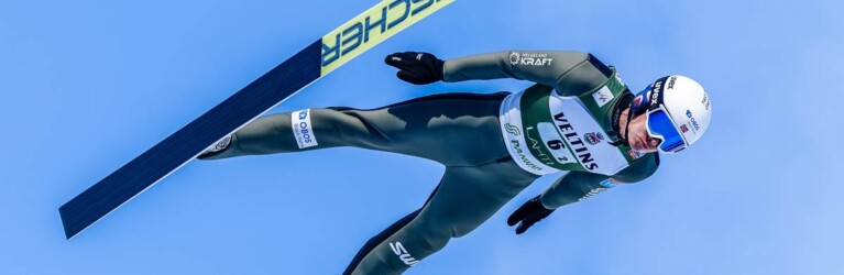 Espen Andersen zeigte den weitesten Sprung des Tages.