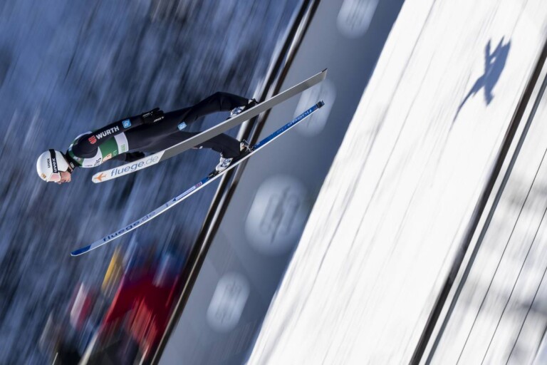 Manuel Faißt war nach dem Springen in Schlagdistanz.