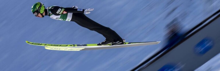 Für Lokalmatador Ilkka Herola war die Chance aufs Podium nach dem Sprung dahin.