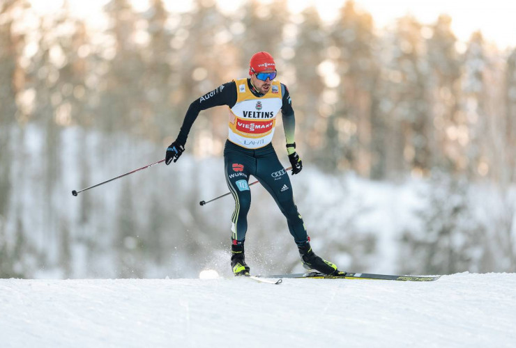 Johannes Rydzek lief ein starkes Rennen.