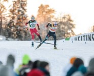 Vinzenz Geiger vor Philipp Orter bei der Aufholjagd