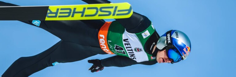 Vinzenz Geiger landete als bester deutscher Springer auf dem fünften Zwischenrang.