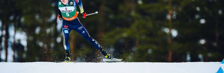 Vinzenz Geiger übernimmt das Trikot des besten Läufers.