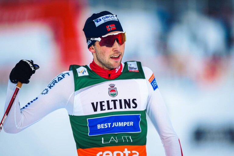 Jarl Magnus Riiber ist zurück.