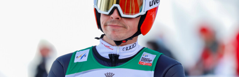 Das Gesicht sagt alles: Eric Frenzel war mit dem Springen nicht zufrieden.