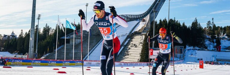 Zwei schnelle Läufer unter sich: Joergen Graabak und Johannes Rydzek.